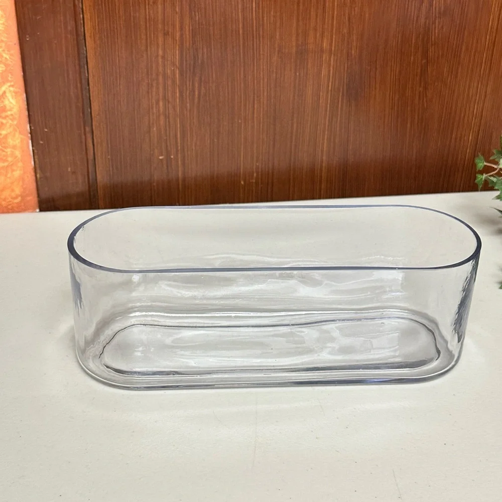 Clear Glass Bathroom Organizer
